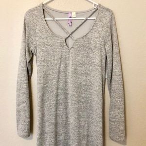 Gray Sweater Dress